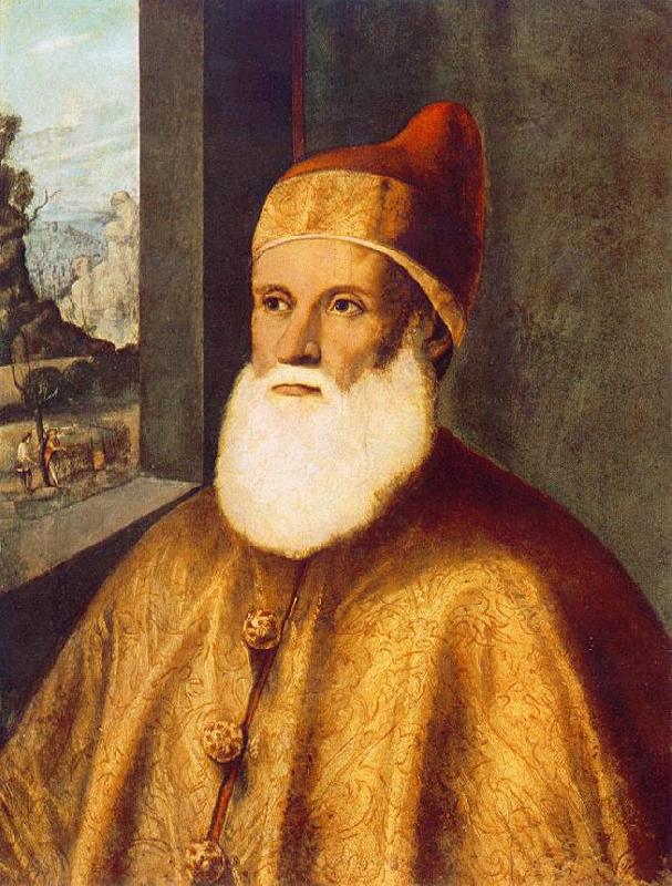 BASAITI, Marco Portrait of Doge Agostino Barbarigo Norge oil painting art